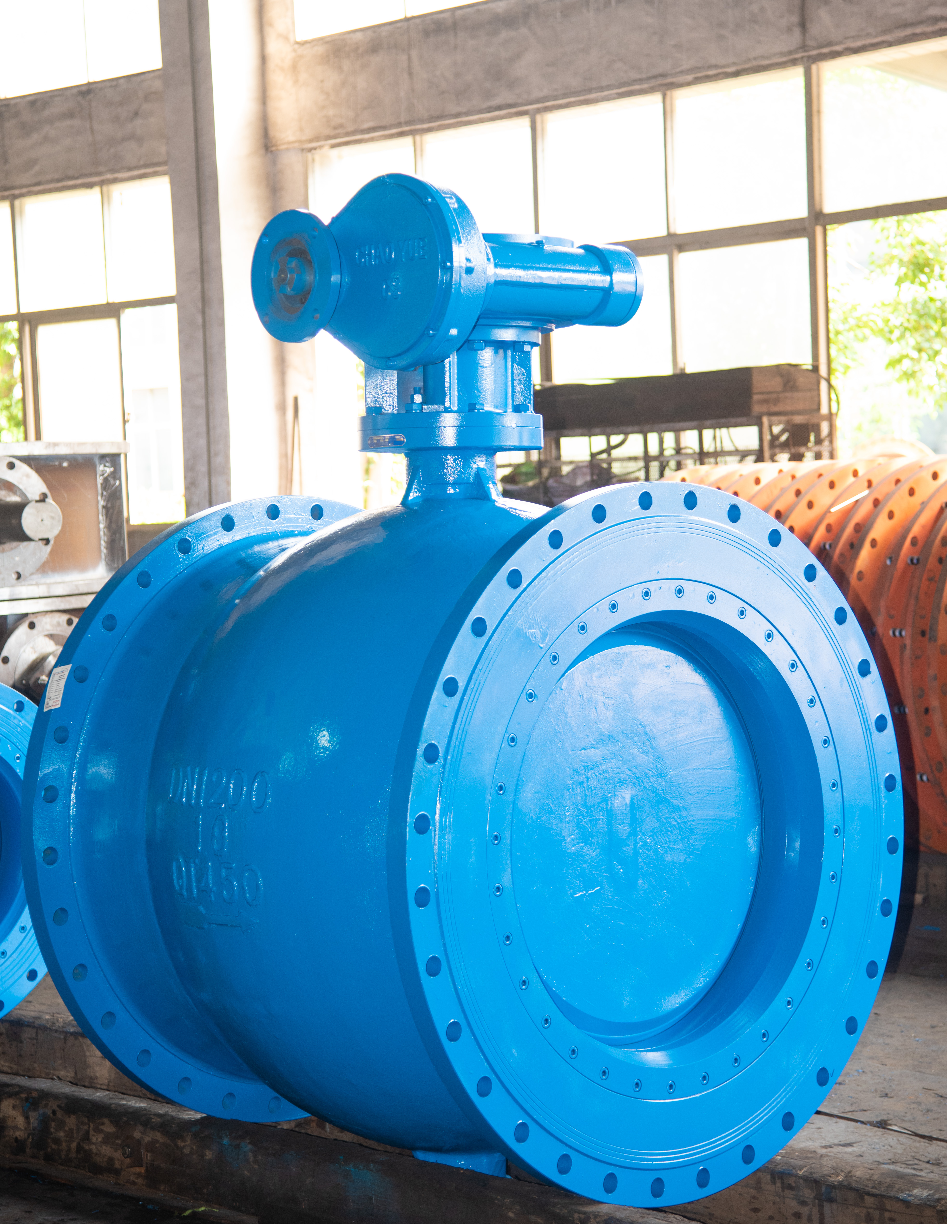 侧装偏心半球阀